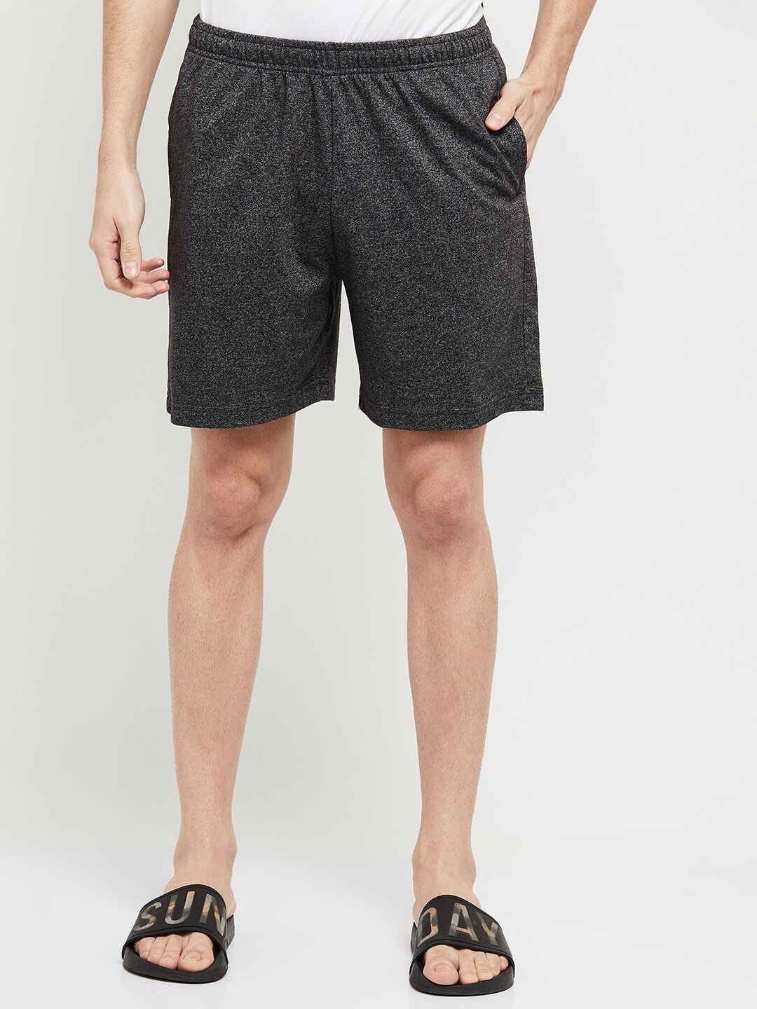 

max Men Grey Lounge Shorts