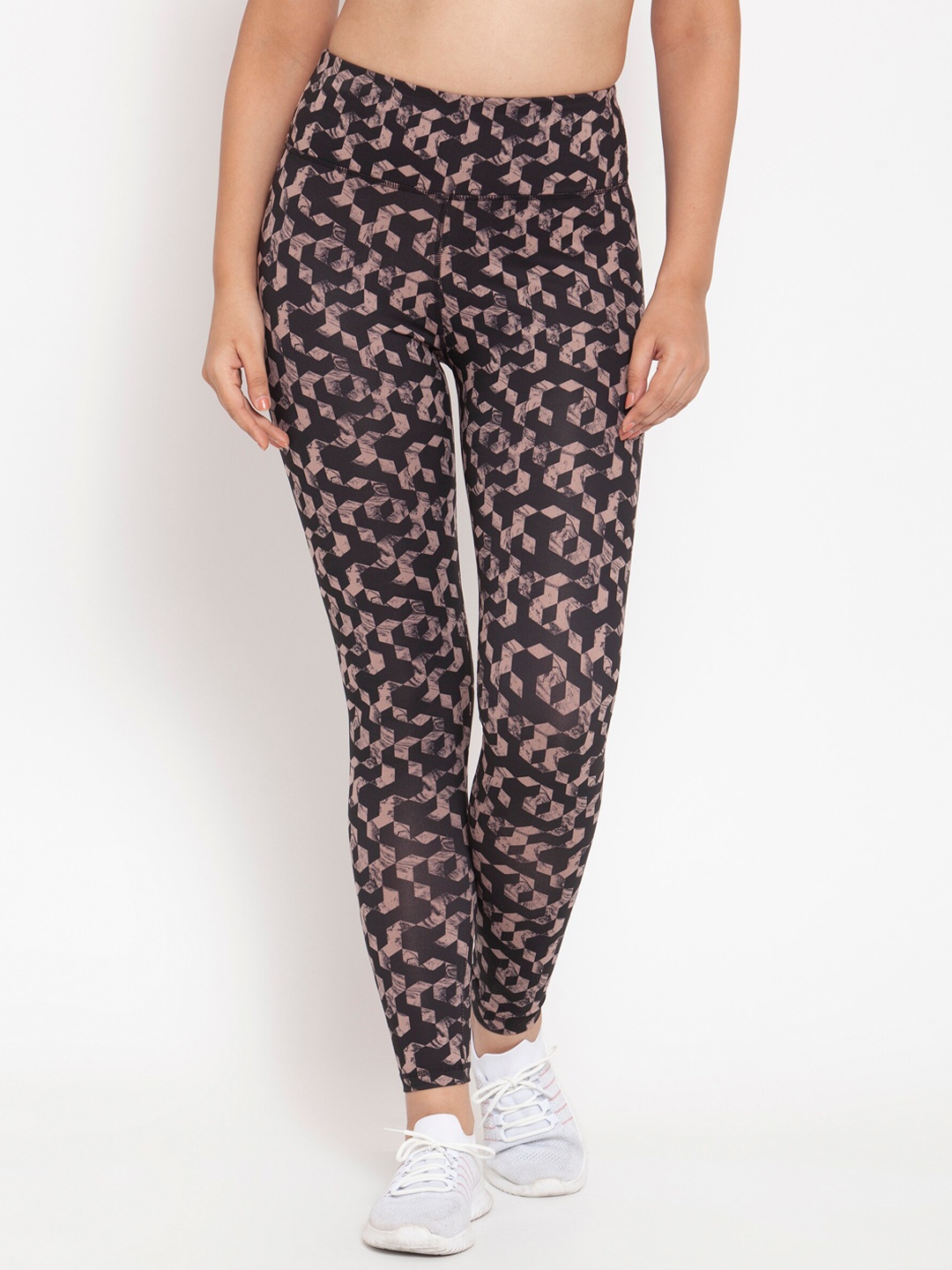

Boston Club Women Brown & Purple Printed Tights
