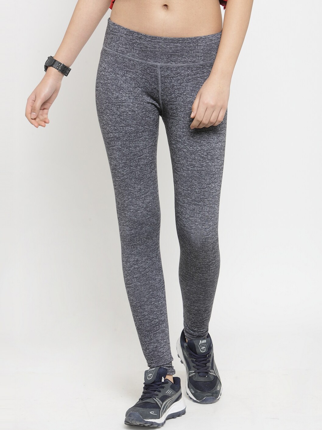 

Boston Club Women Grey Solid Tights