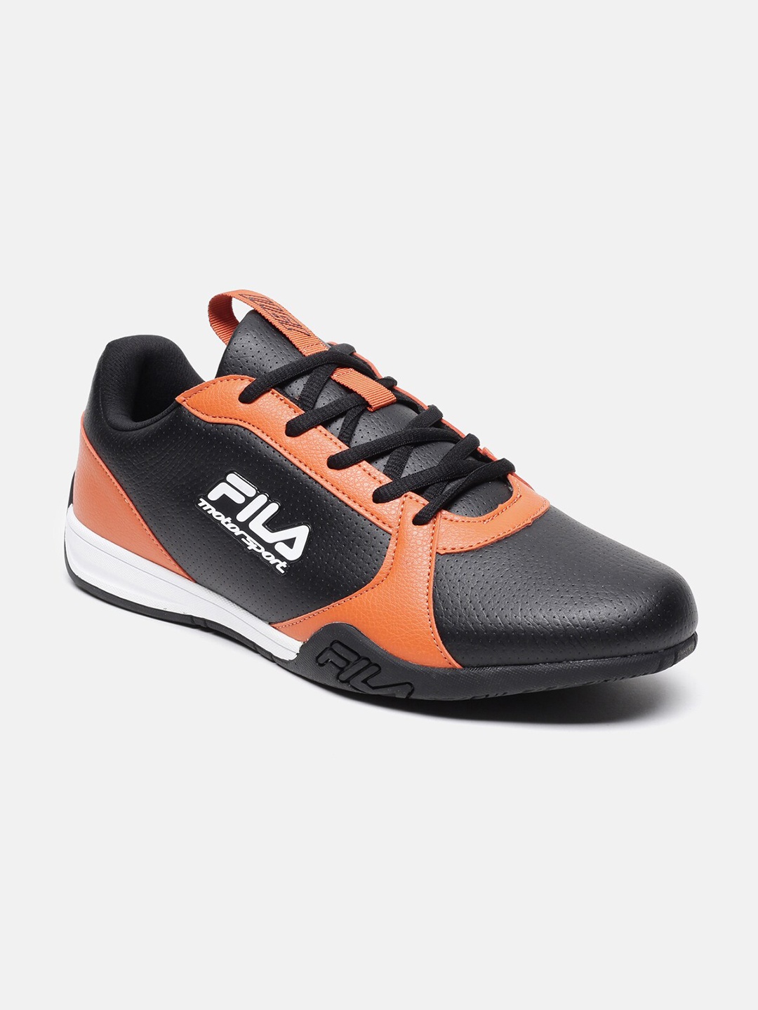 

FILA Men Orange And Black Walking Non-Marking Walking Shoes