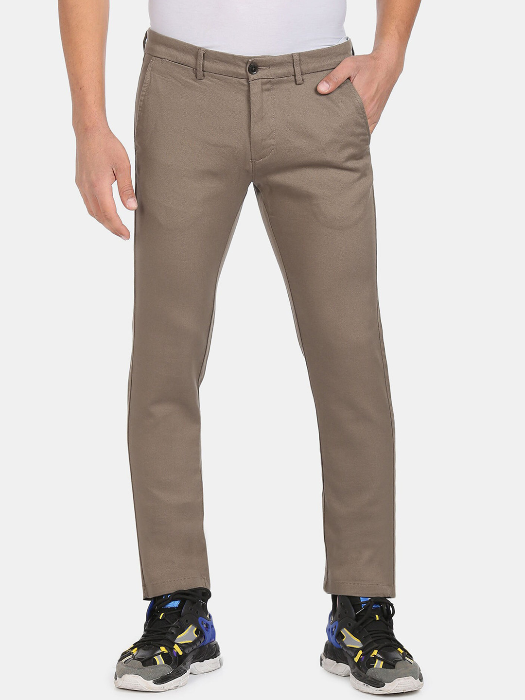 

Arrow Men Brown Chinos Trousers