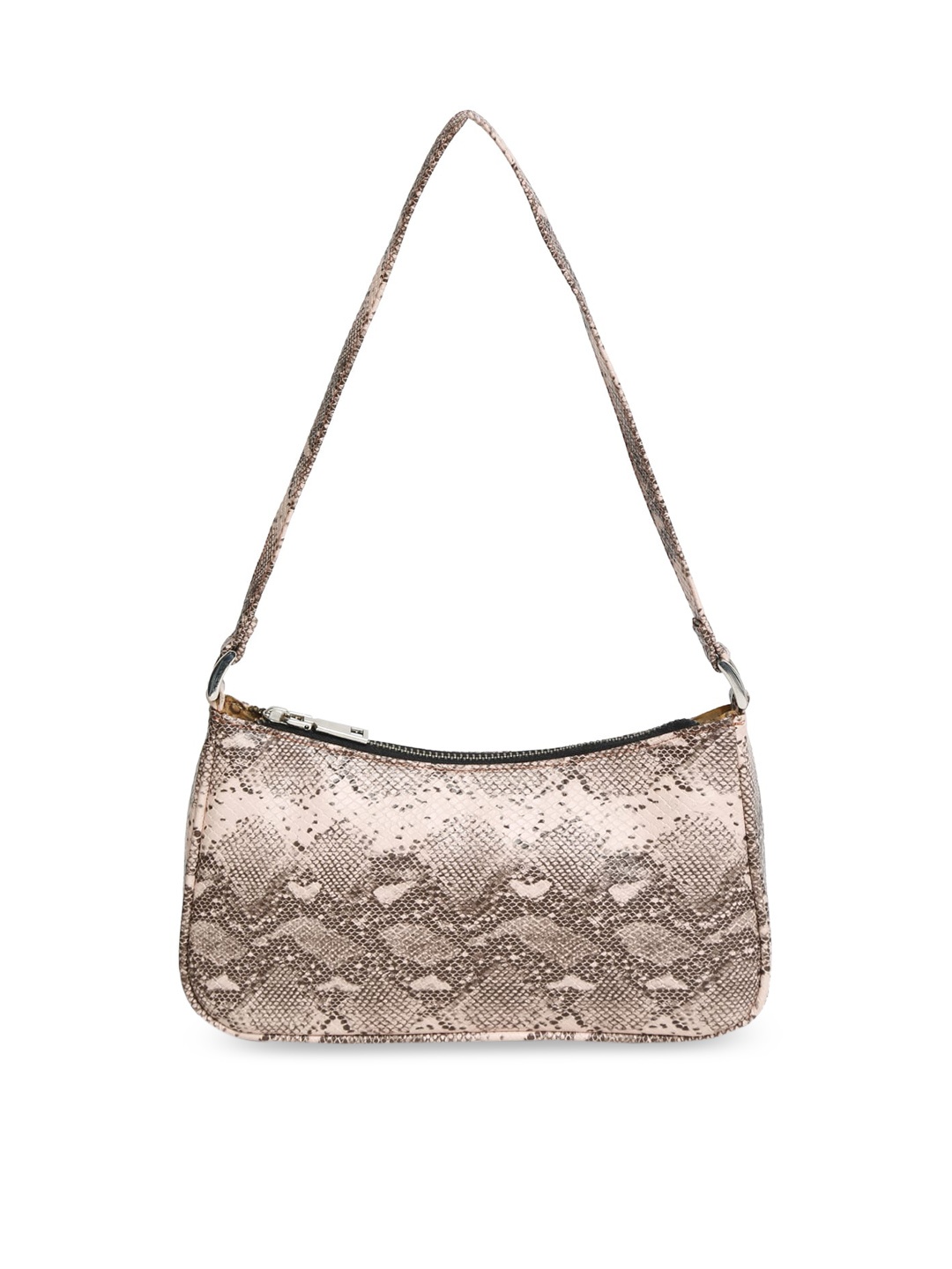 

Apsis Pink Animal Printed Half Moon Shoulder Bag