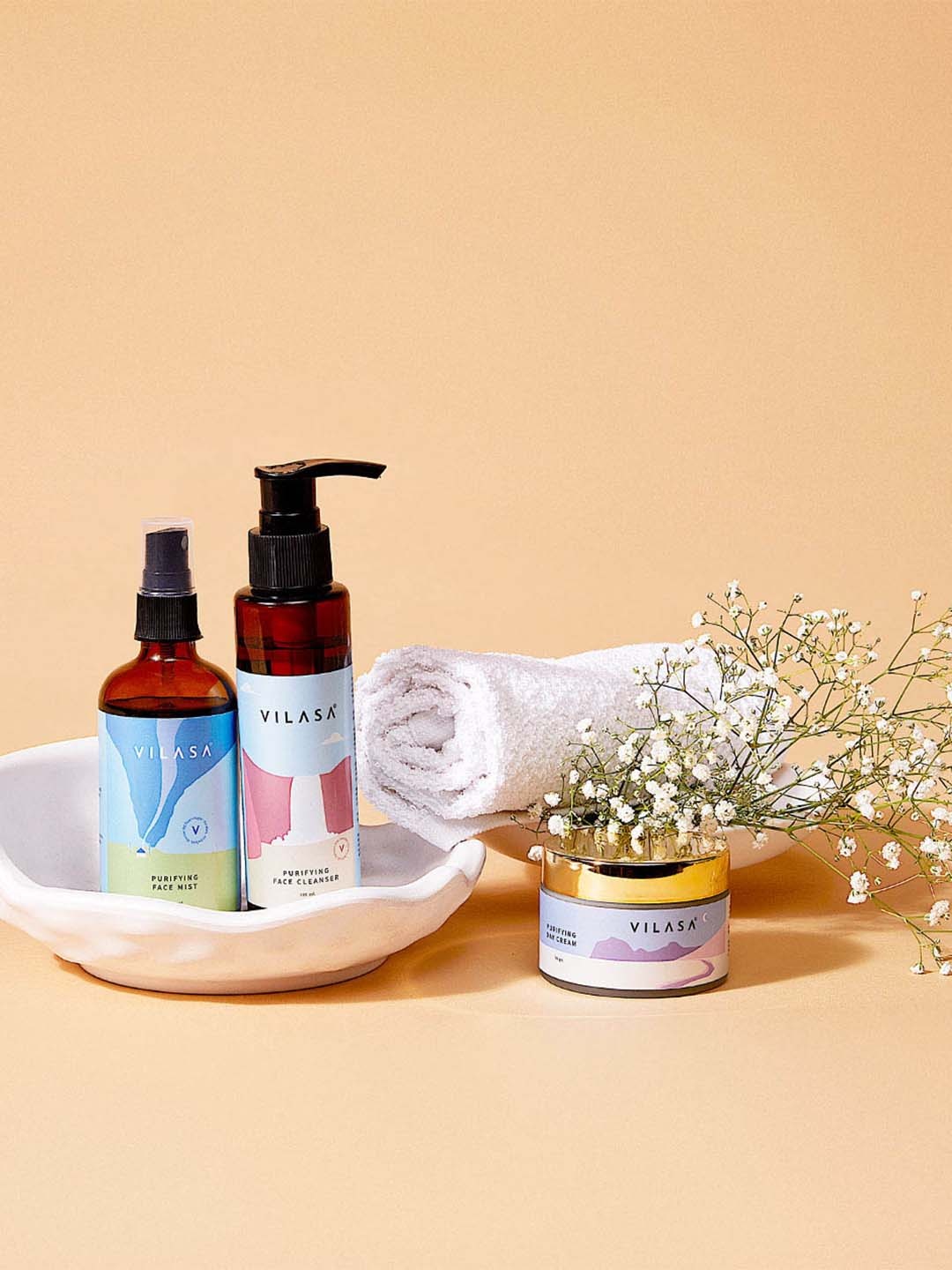 

VILASA Unisex Transparent Skin Care Gift Set