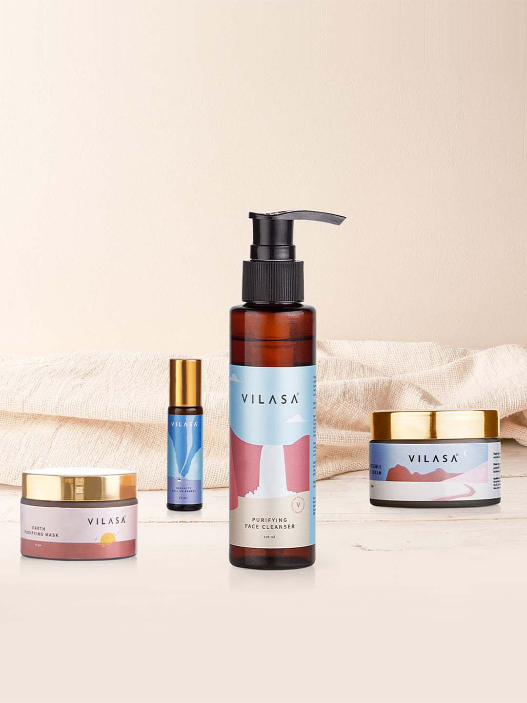 

VILASA Nourish As You Sleep Combo Set, Blue