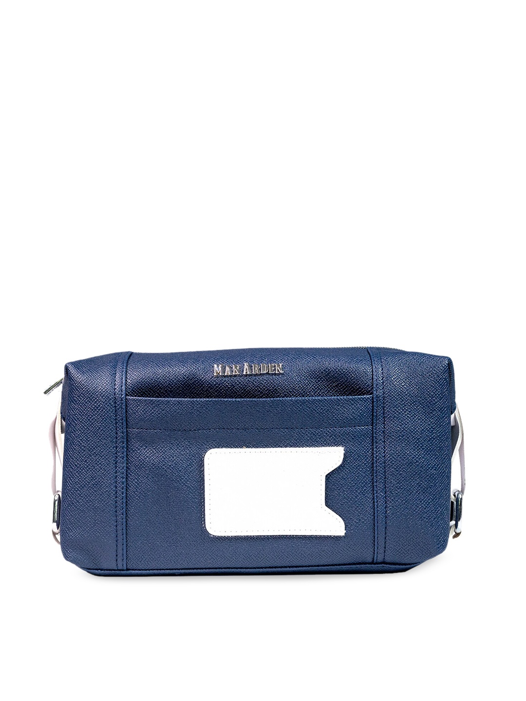 

Man Arden Women Blue Textured Leather Bag