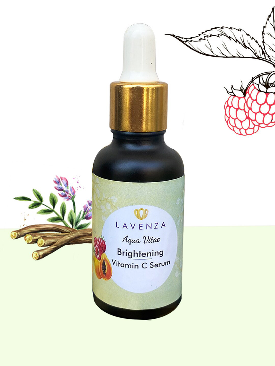 

LAVENZA Aquavitae Oil-Free Vitamin C Brightening Serum - 30ml, Green
