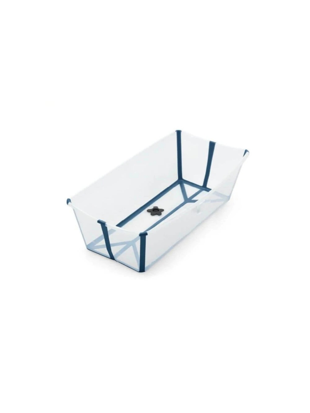 

Stokke Kids Transperant & Blue Solid Foldable Bath Tub, Transparent