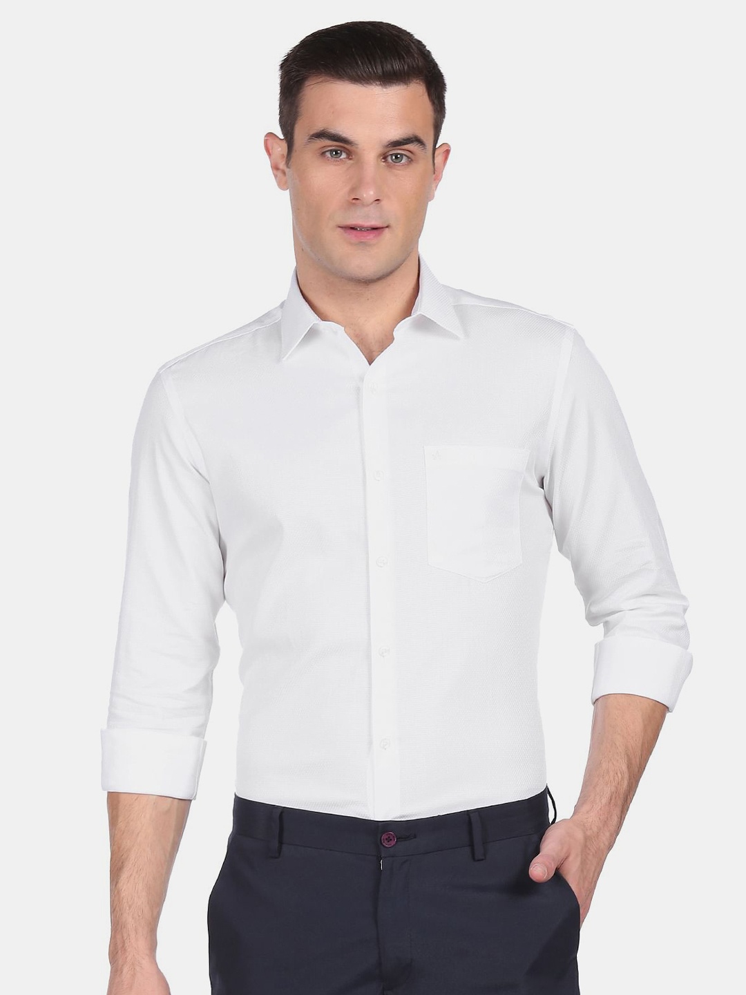 

Arrow Men White Formal Shirt