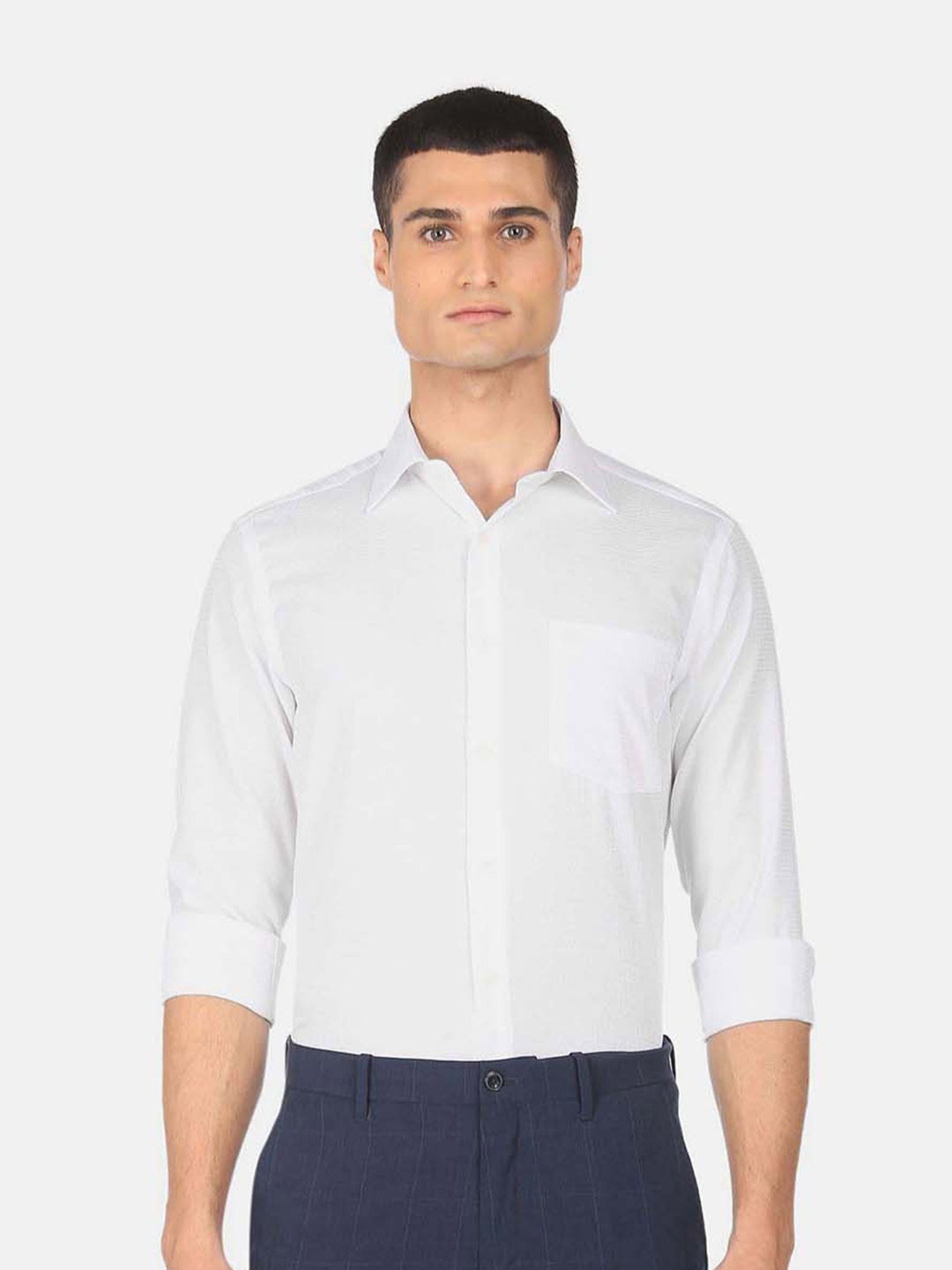 

Arrow Men White Formal Shirt