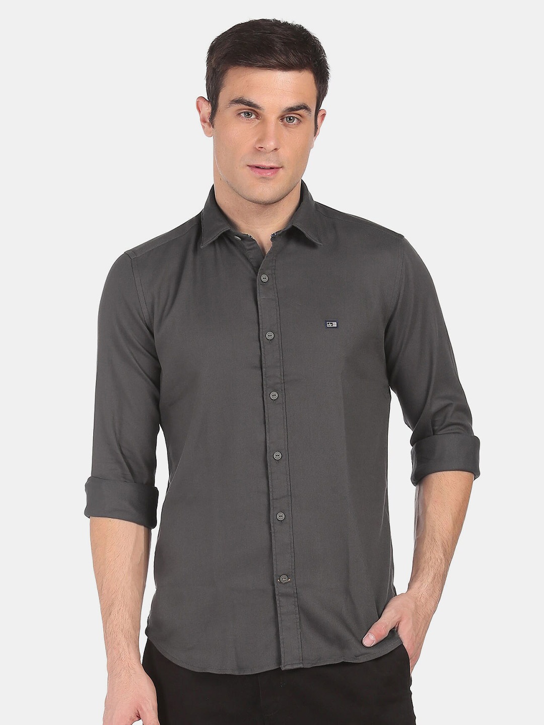 

Arrow Sport Men Grey Slim Fit Casual Shirt