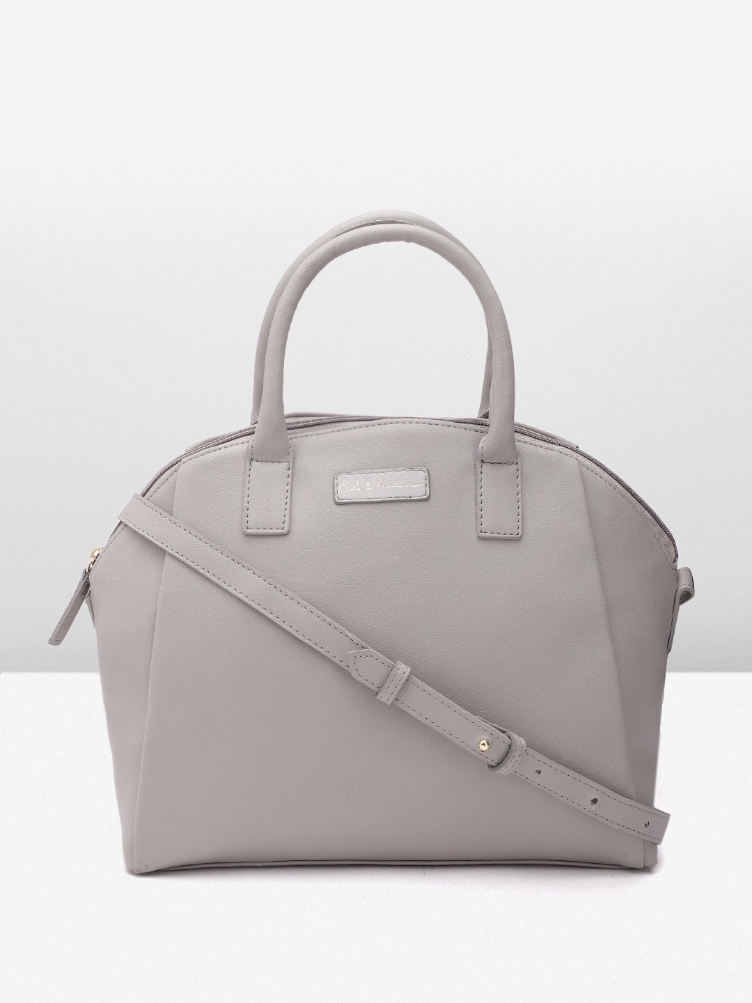 

Mast & Harbour Structured Handheld Bag, Grey