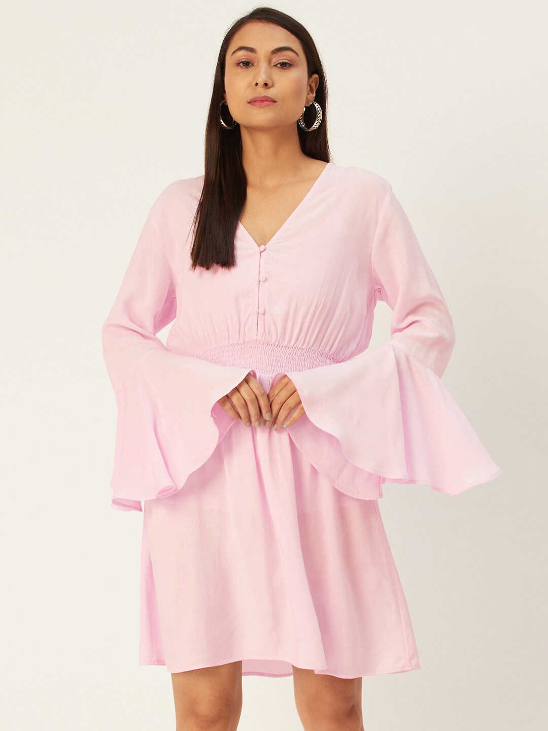 

DressBerry Purple Crepe Dress