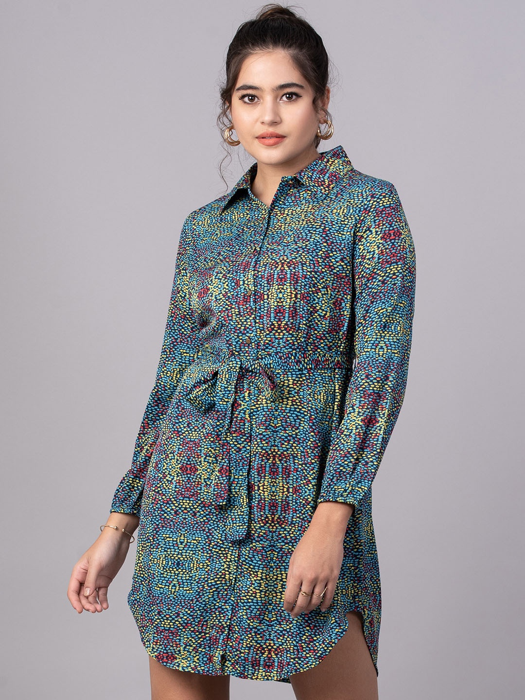 

DressBerry Women Green Shirt Dress
