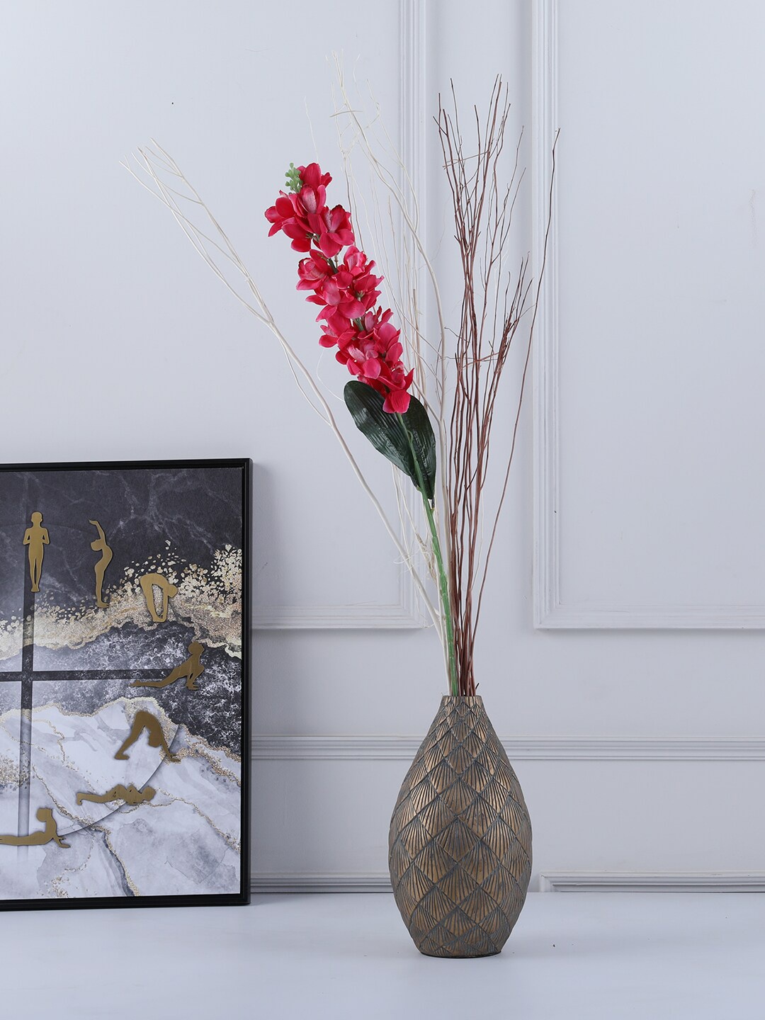 

HomeTown Pink & Green Orchid Artificial Flowers and Plants