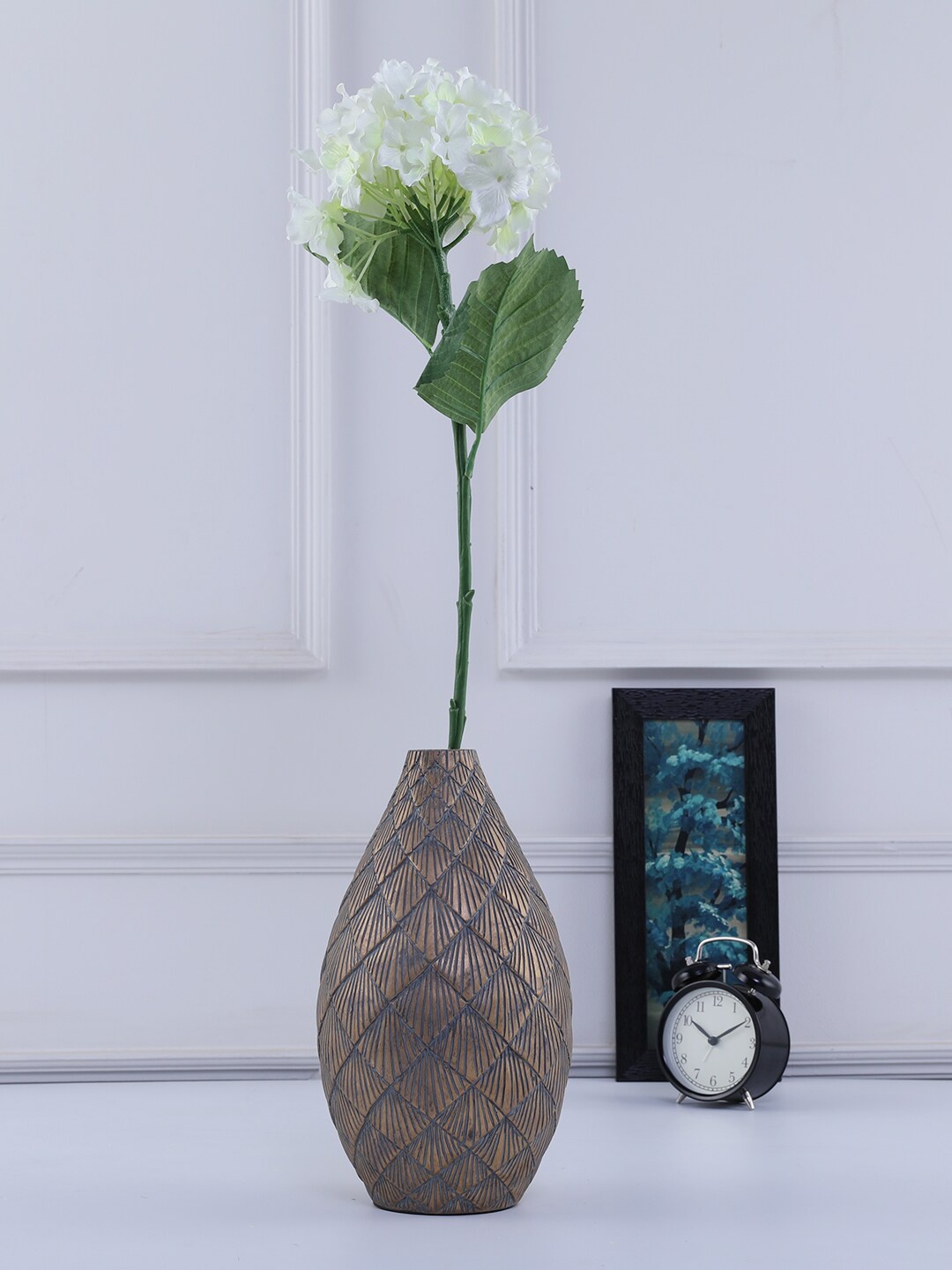 

HomeTown White & Green Hydrangea Artificial Floral Stem