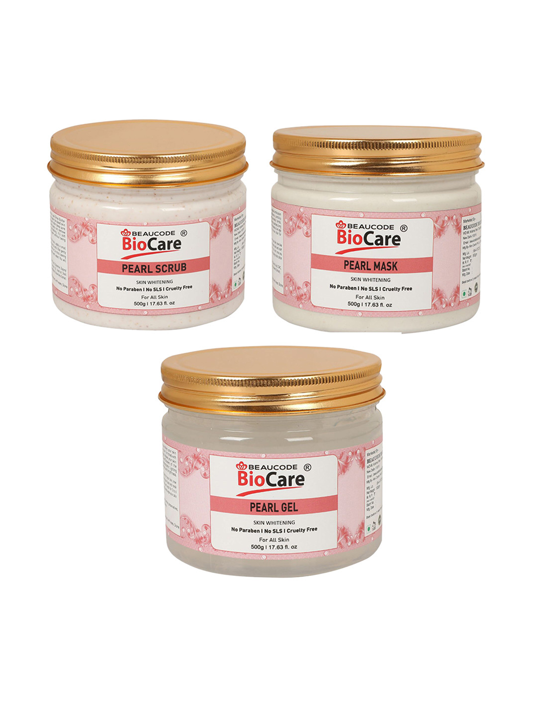 

BEAUCODE BIOCARE Pearl Facial Kit for All Skin Types - 1500g, White