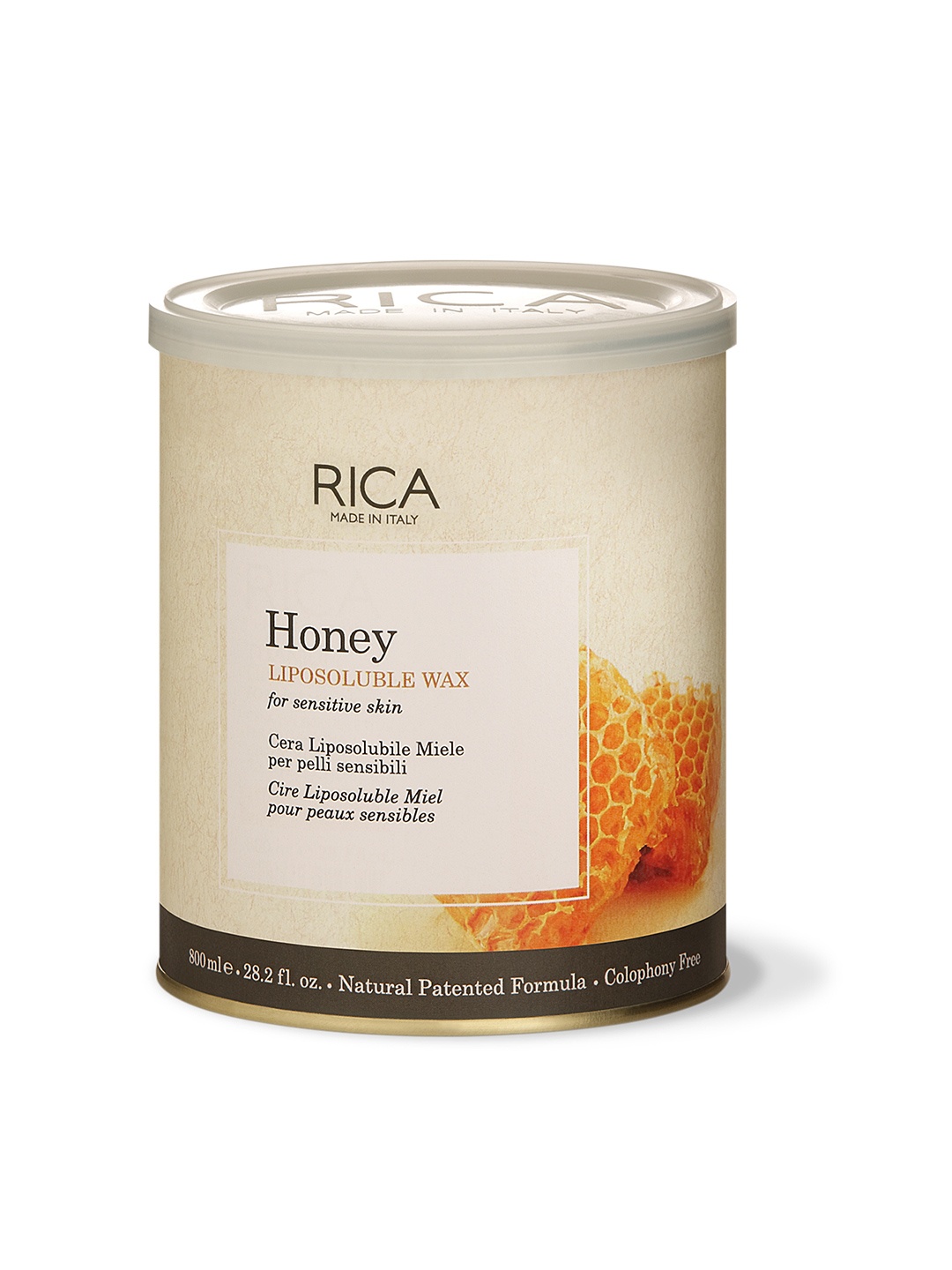 

RICA Unisex Honey Liposoluble Wax, Beige