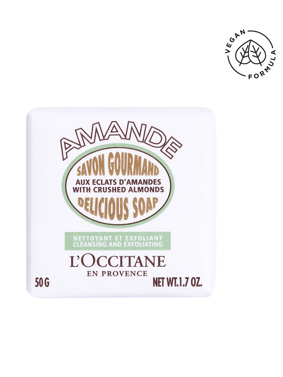 

LOccitane en Provence Almond Delicious Exfoliating Soap 50g, White