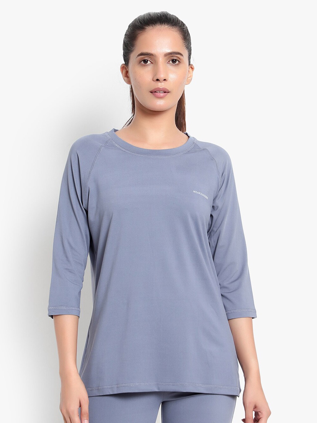 

Wearjukebox Women Grey T-shirt