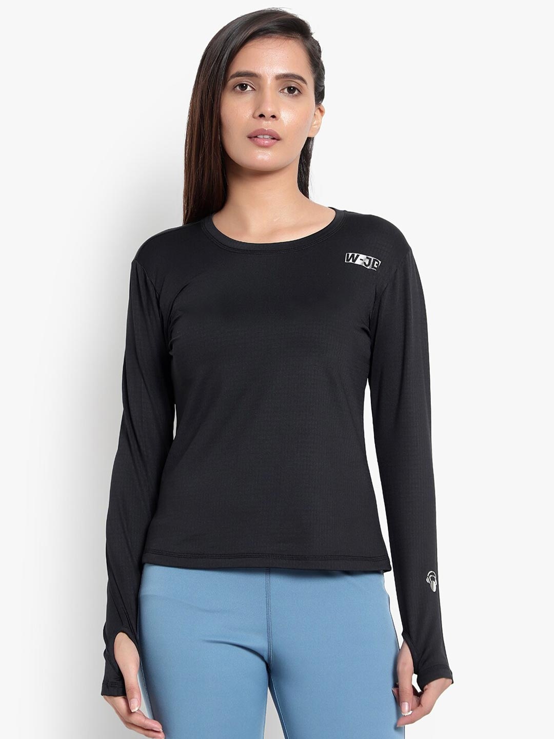 

Wearjukebox Women Black Solid Top