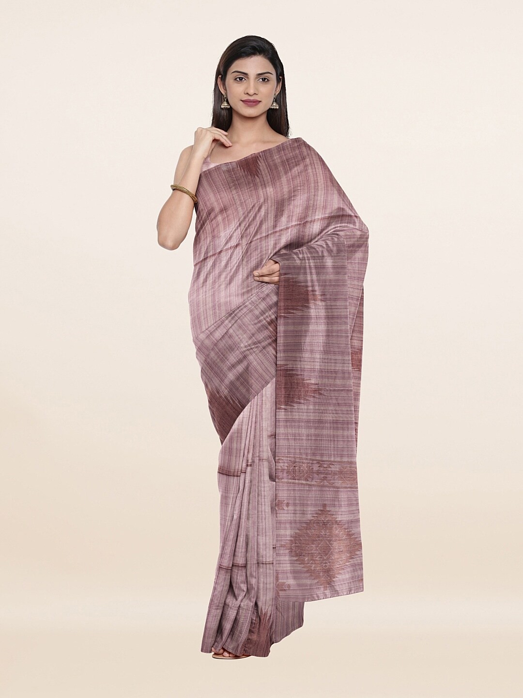 

Pothys Mauve Woven Design Saree