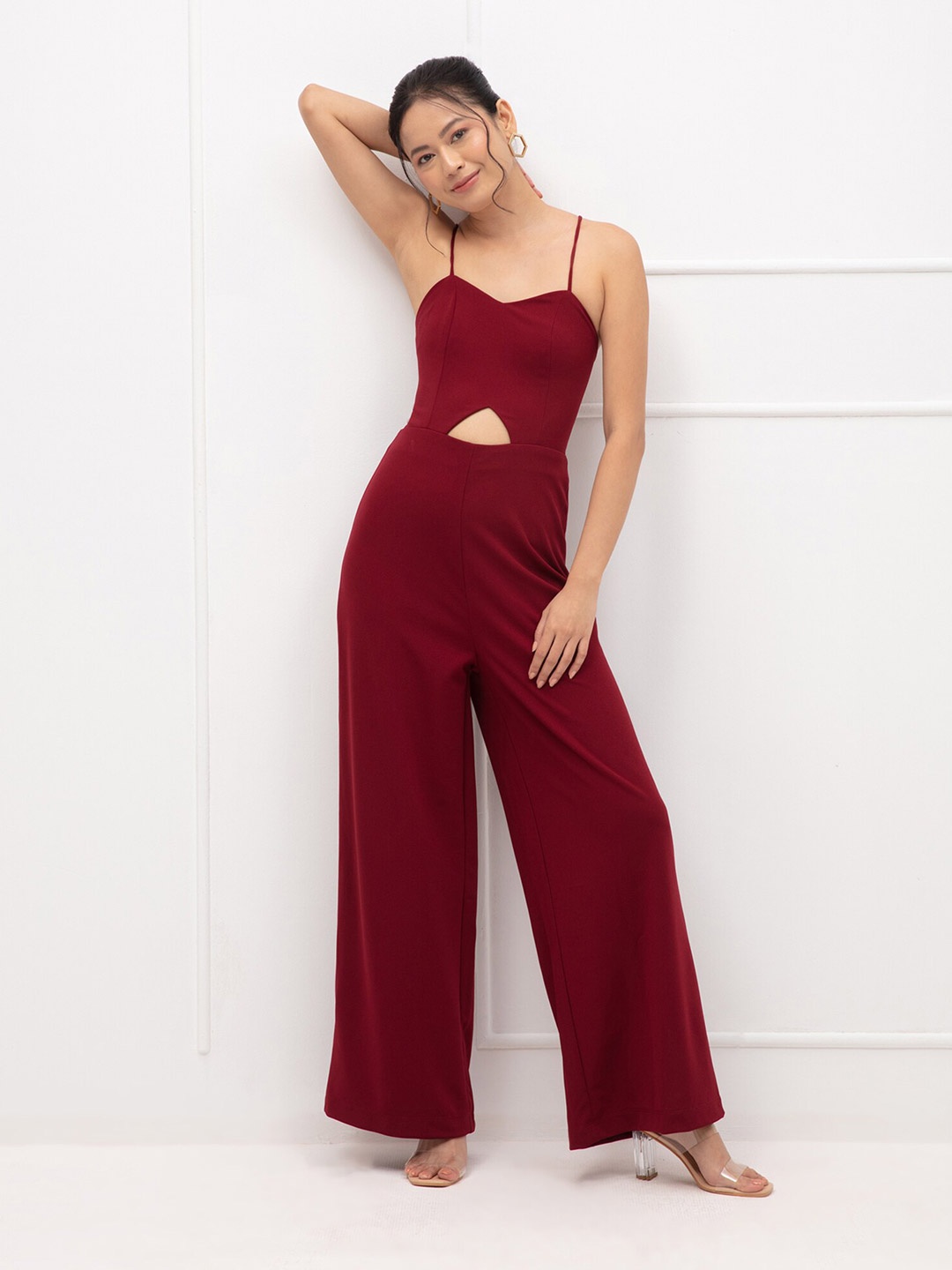 

20Dresses Maroon Basic Jumpsuit