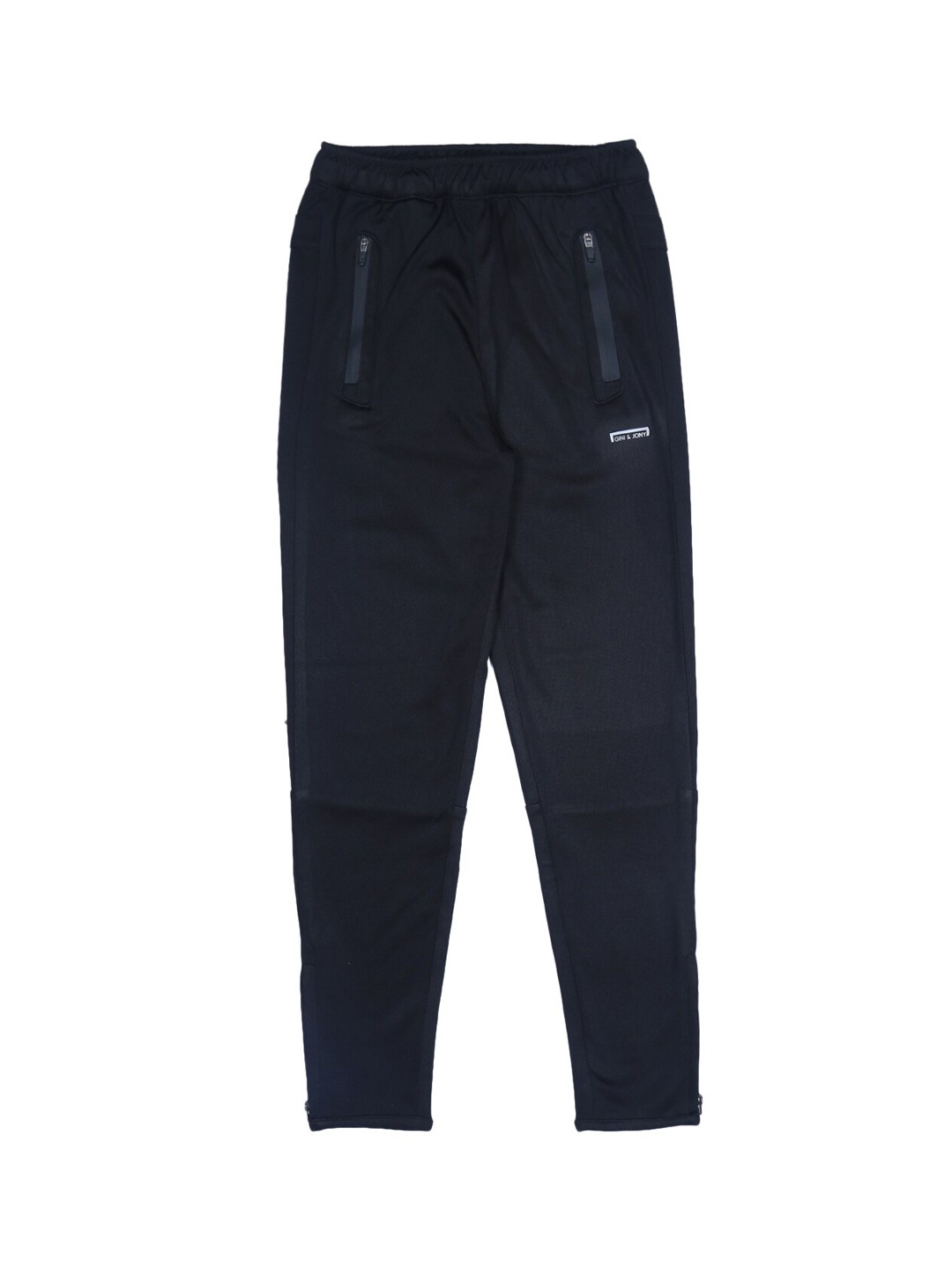 

Gini and Jony Boys Navy Blue Solid Cotton Track Pants