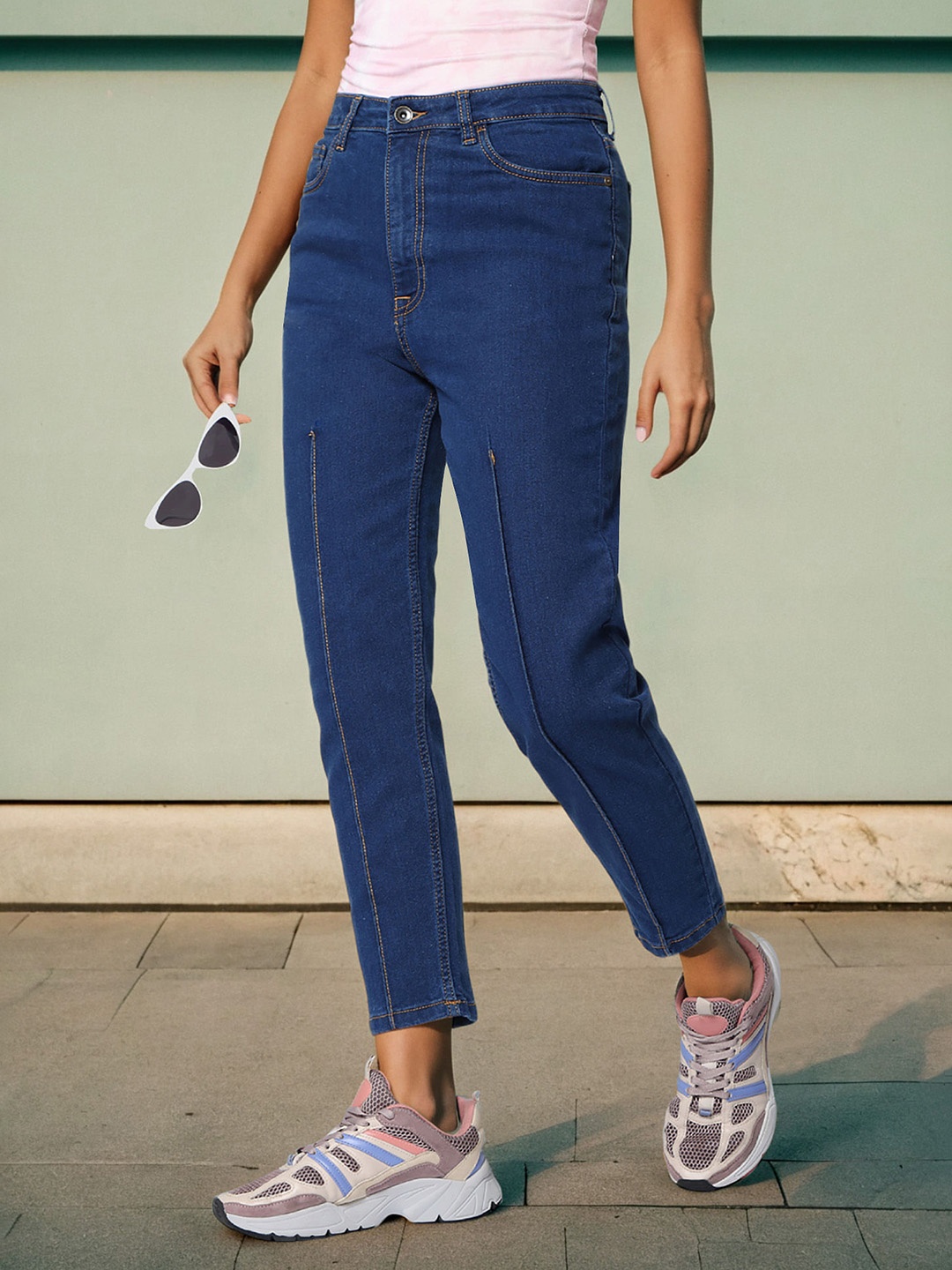 

Flying Machine Women Blue High-Rise Stretchable Casual Jeans