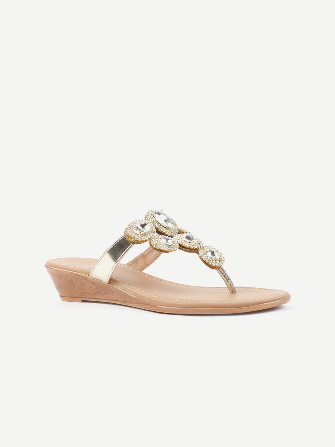 

Carlton London Gold-Toned Embellished Wedge Heels