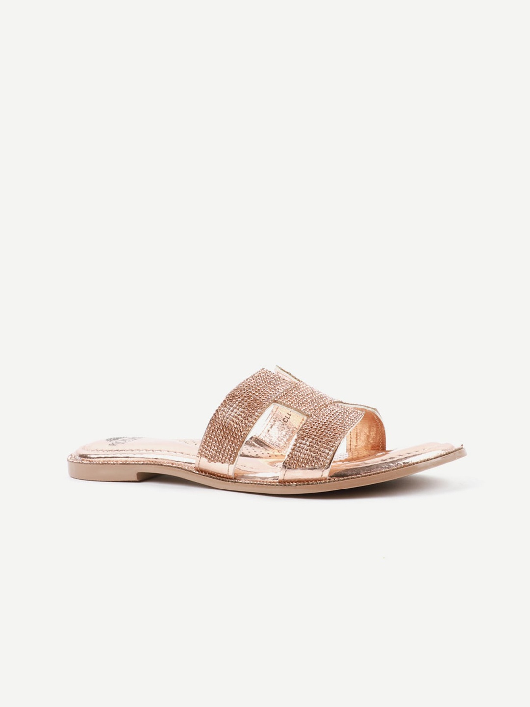 

Carlton London Women Rose Gold Open Toe Flats