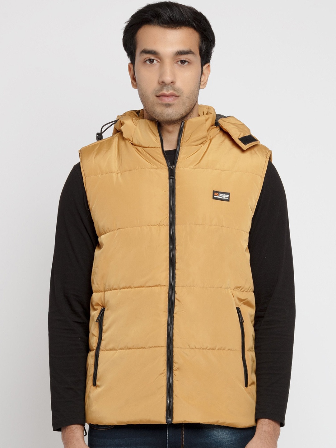 

Status Quo Men Mustard Puffer Jacket