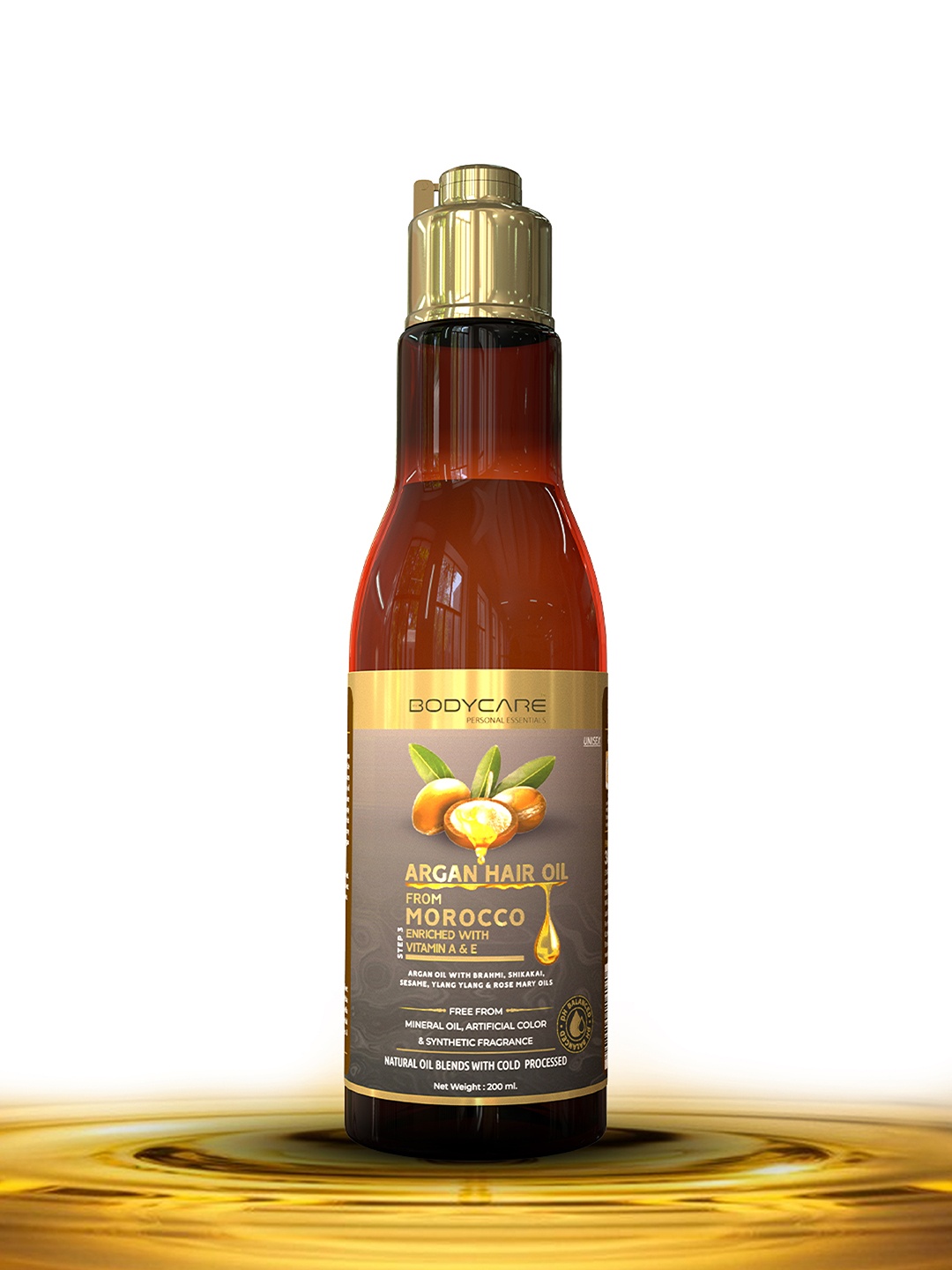 

MY BODYCARE Premium Moroccan Argan Hair Growth Oil For Healthy Scalp, Transparent