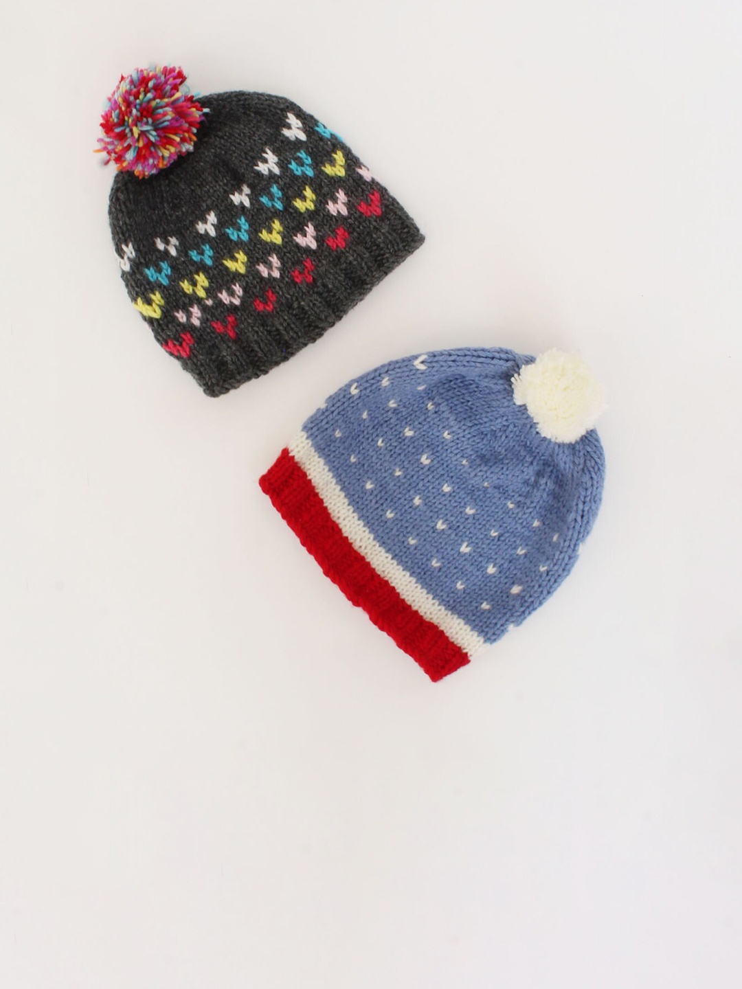 

Woonie Unisex Kids Blue Caps