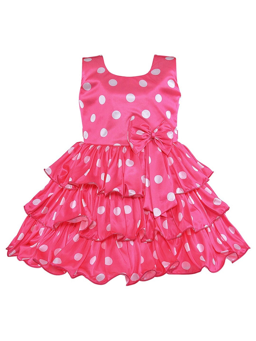 

Wish Karo Pink Satin Frock Dress