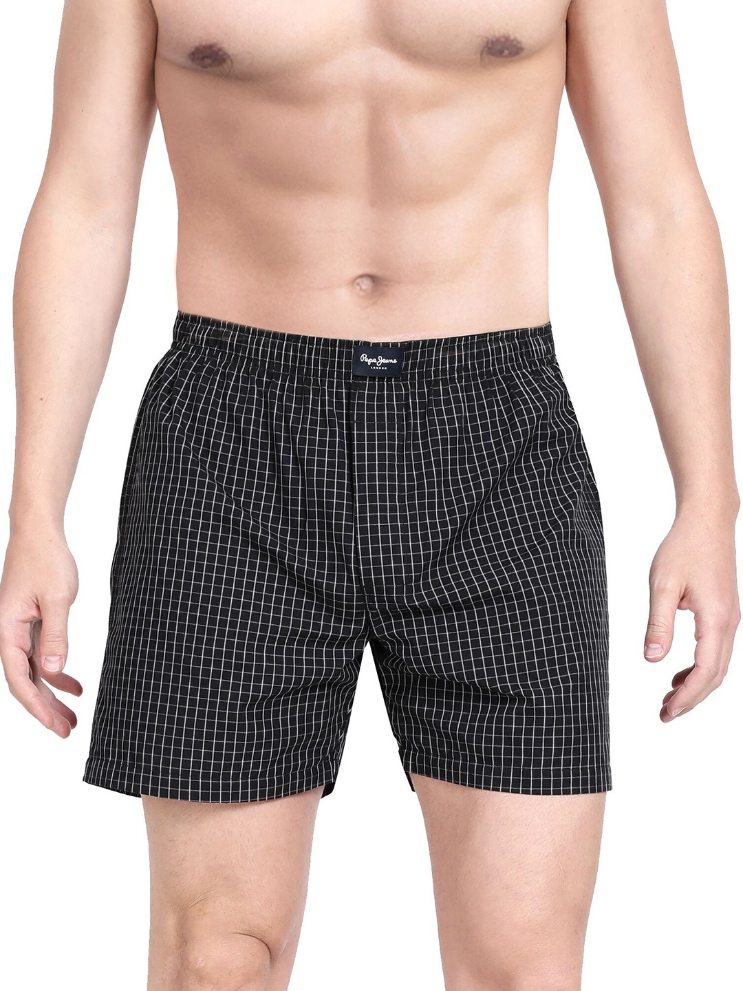 

Pepe Jeans Men Black Printed Cotton Boxers