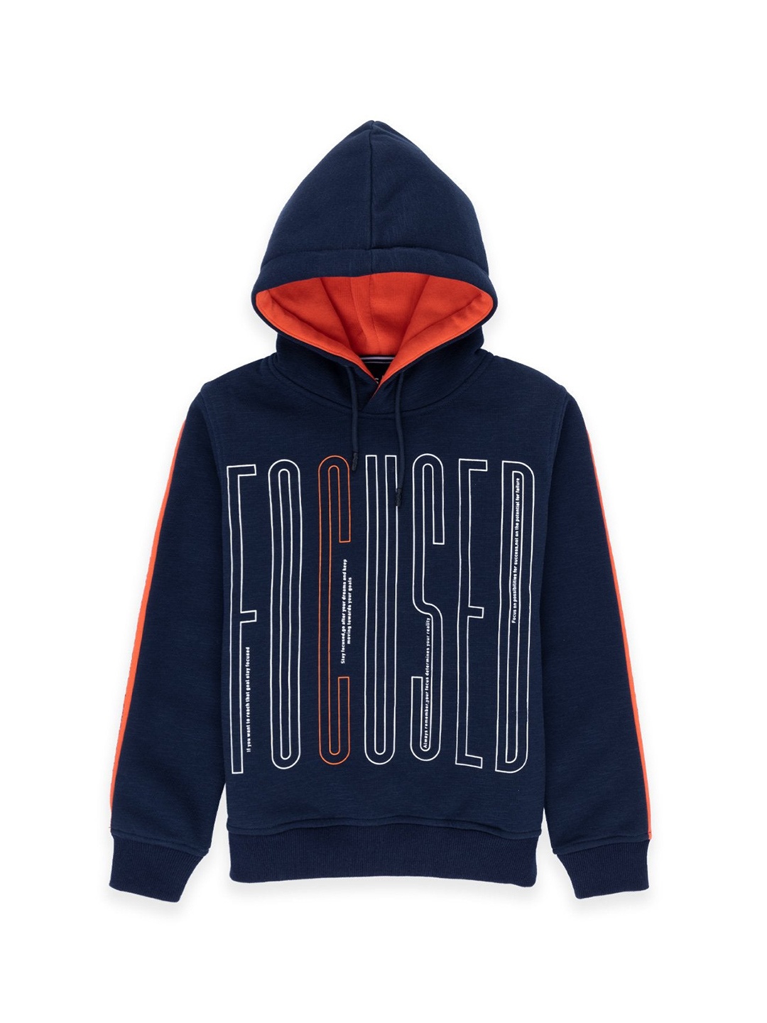 

Status Quo Boys Navy Blue Printed Sweatshirt
