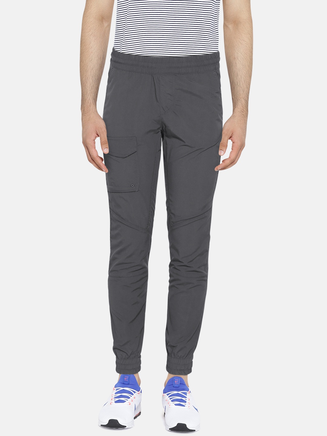 

Columbia Women Grey Silver Ridge Solid Hiking Joggers