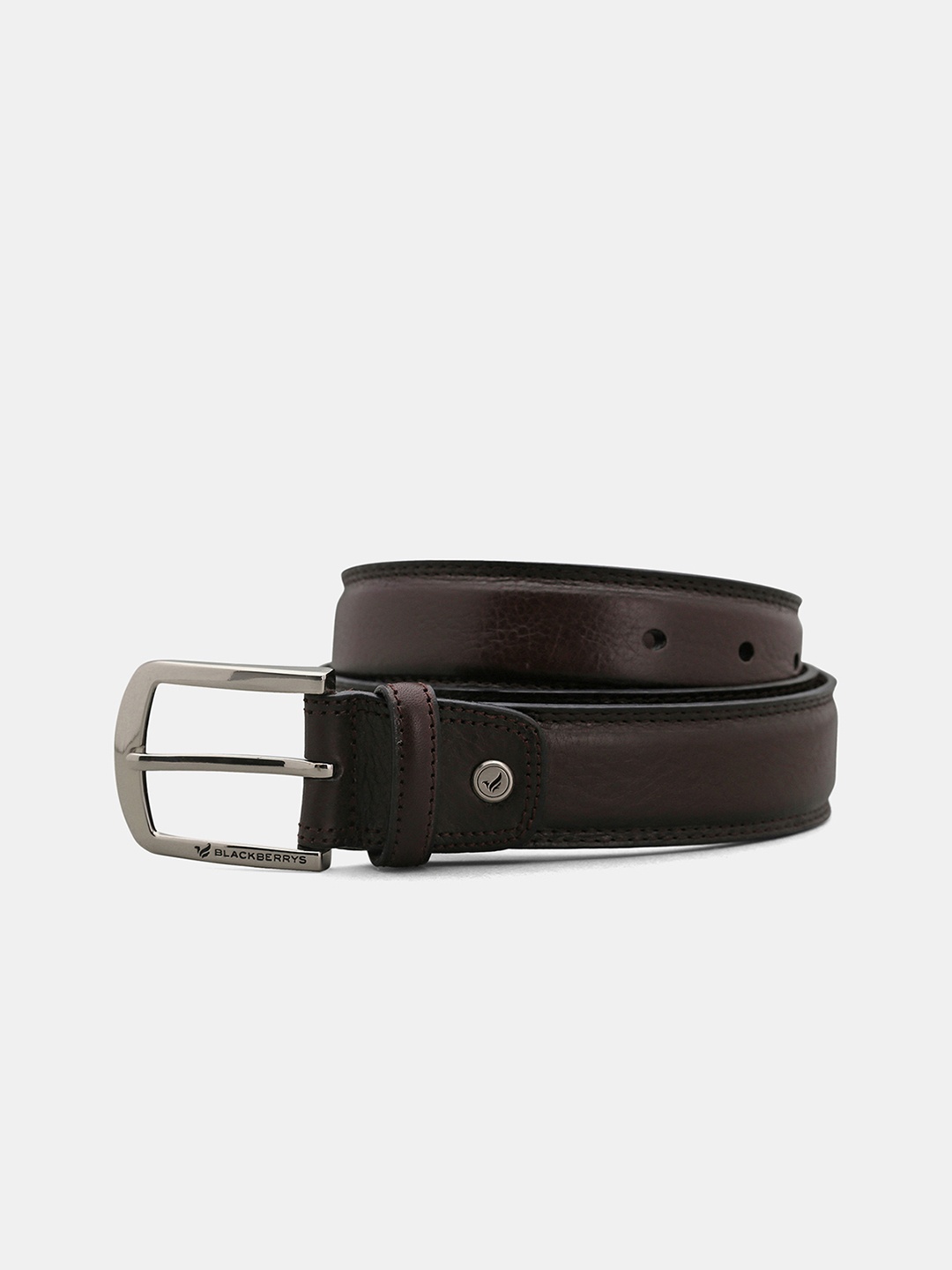 

Blackberrys Men Leather Tang Formal Belt, Brown