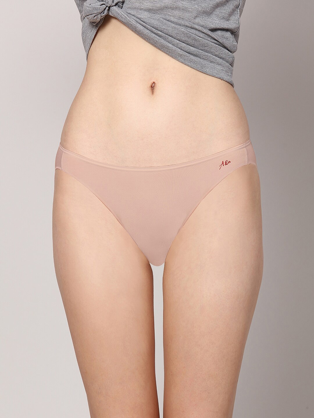 

Ashleyandalvis Women Pack of 1 Anti-Bacterial Anti Odour Modal Bikini AA-BK-AN, Nude