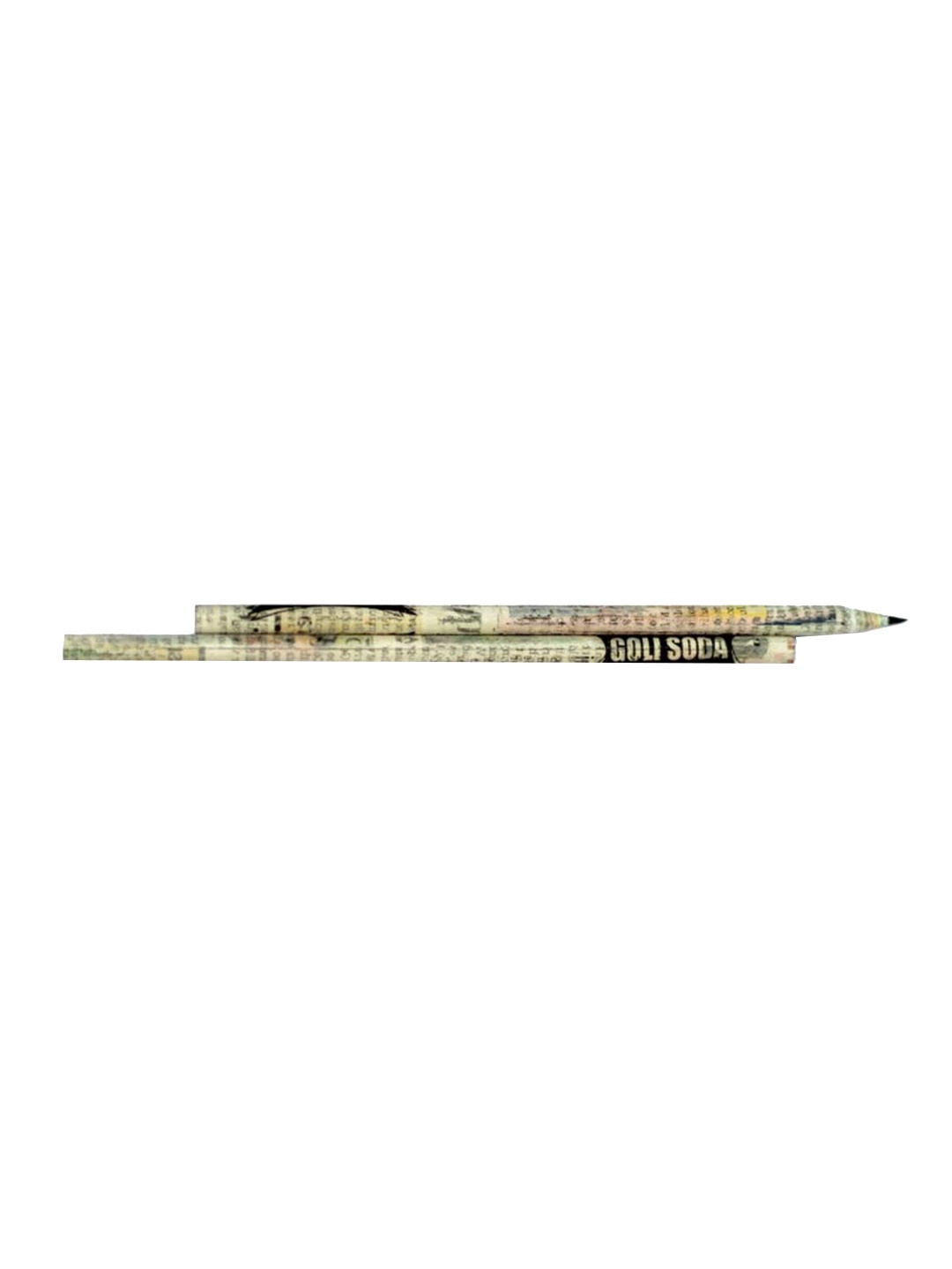 

GOLI SODA Pack Of 5 Green Upcycled Newspaper Pencils