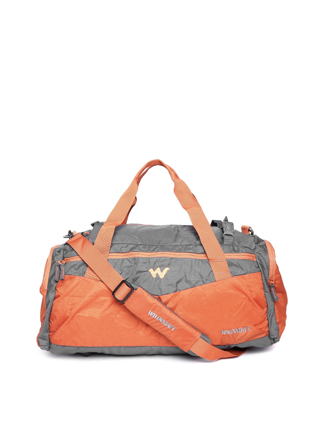 

Wildcraft Unisex Orange Tzigane Colourblocked Duffel Bag with Shoulder Strap