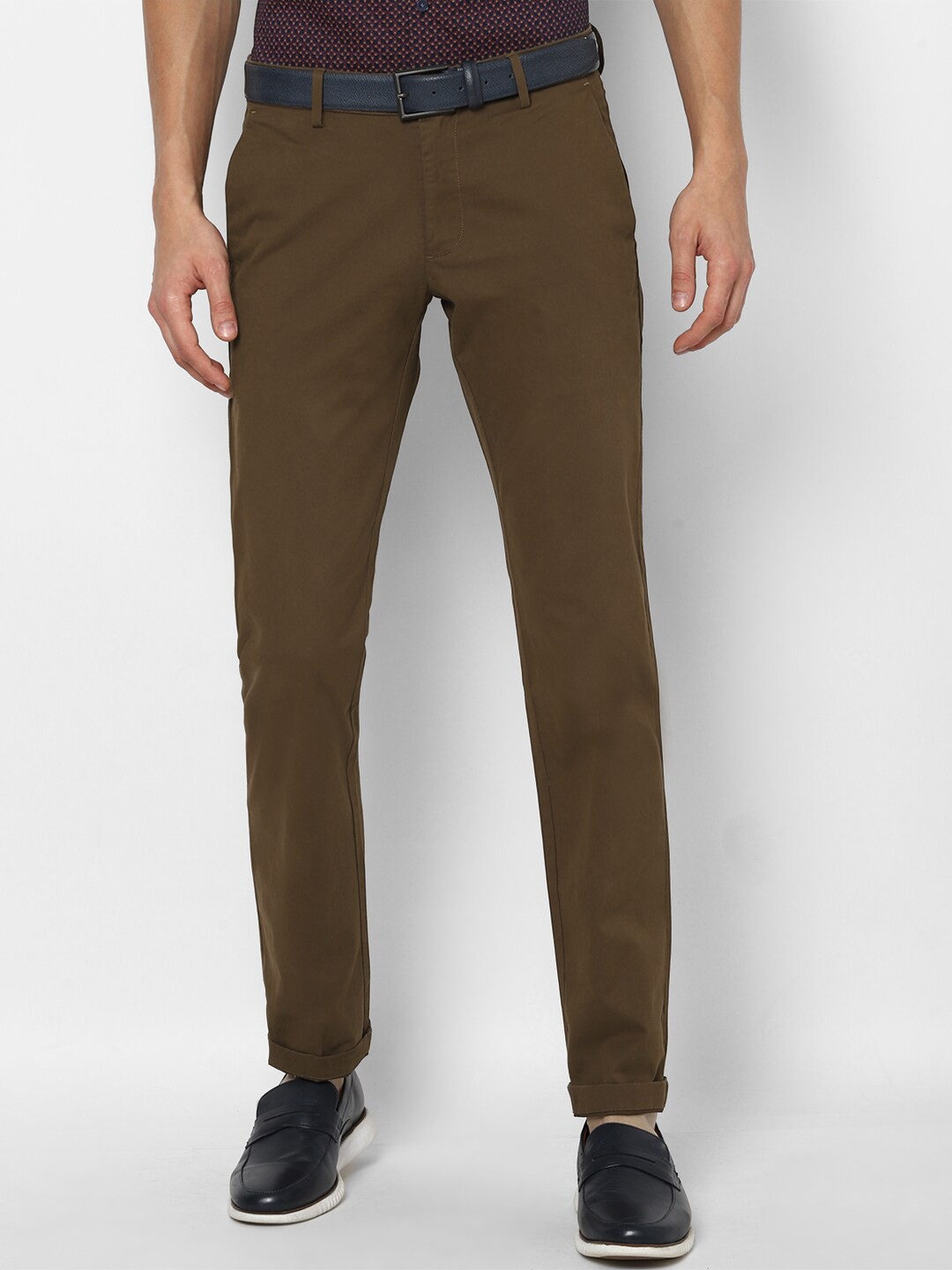

Allen Solly Men Brown Slim Fit Trouser