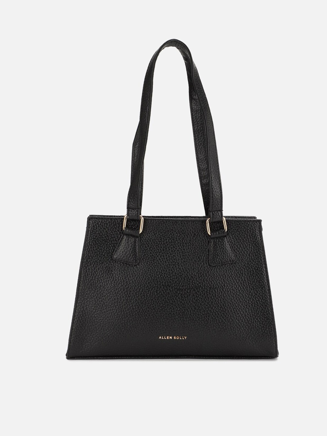 

Allen Solly Black Textured PU Structured Shoulder Bag
