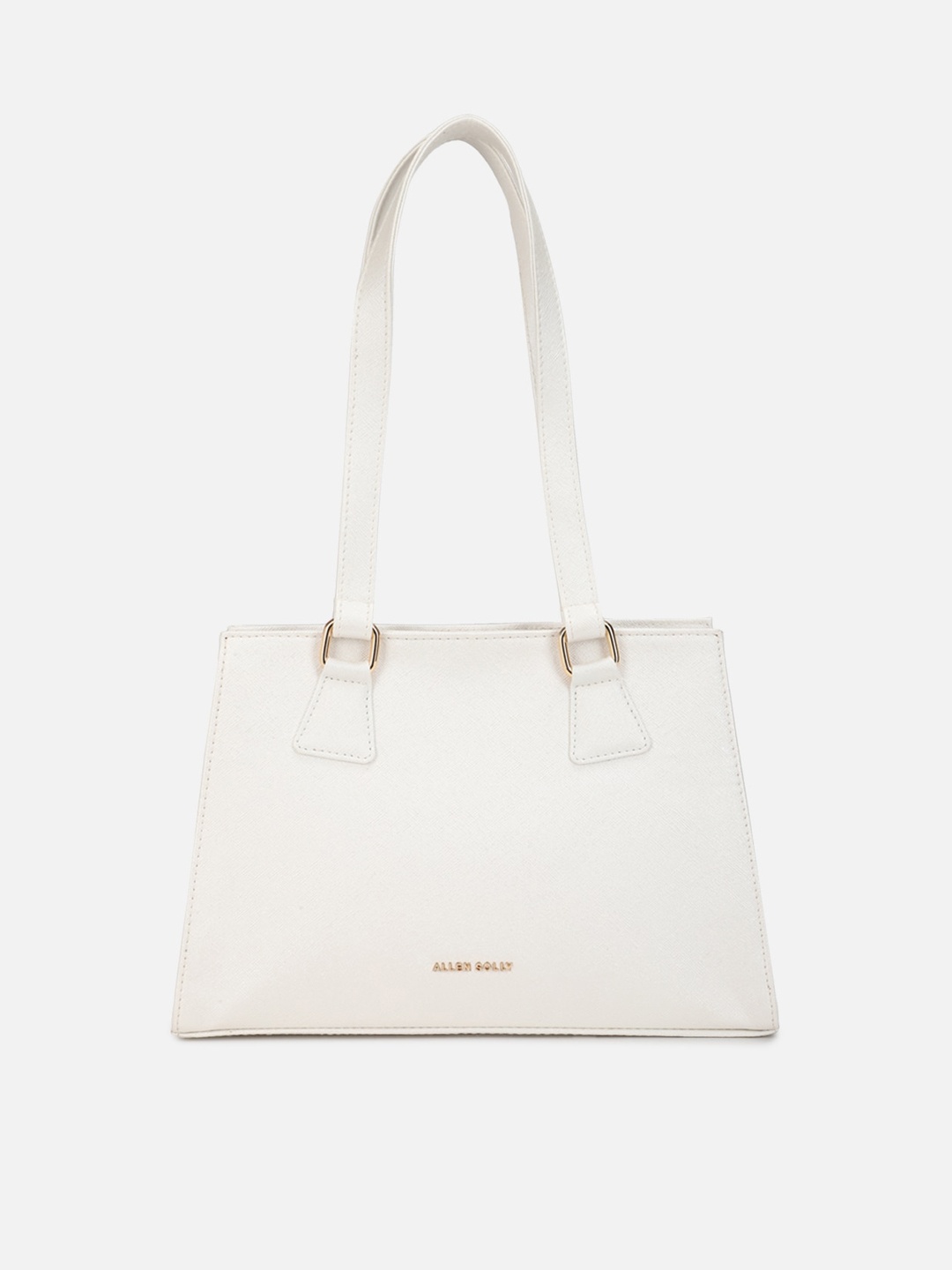 

Allen Solly White PU Structured Shoulder Bag with Bow Detail