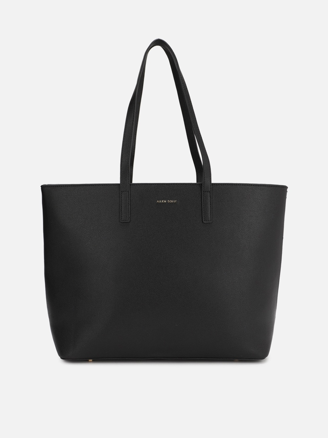 

Allen Solly Black PU Structured Shoulder Bag