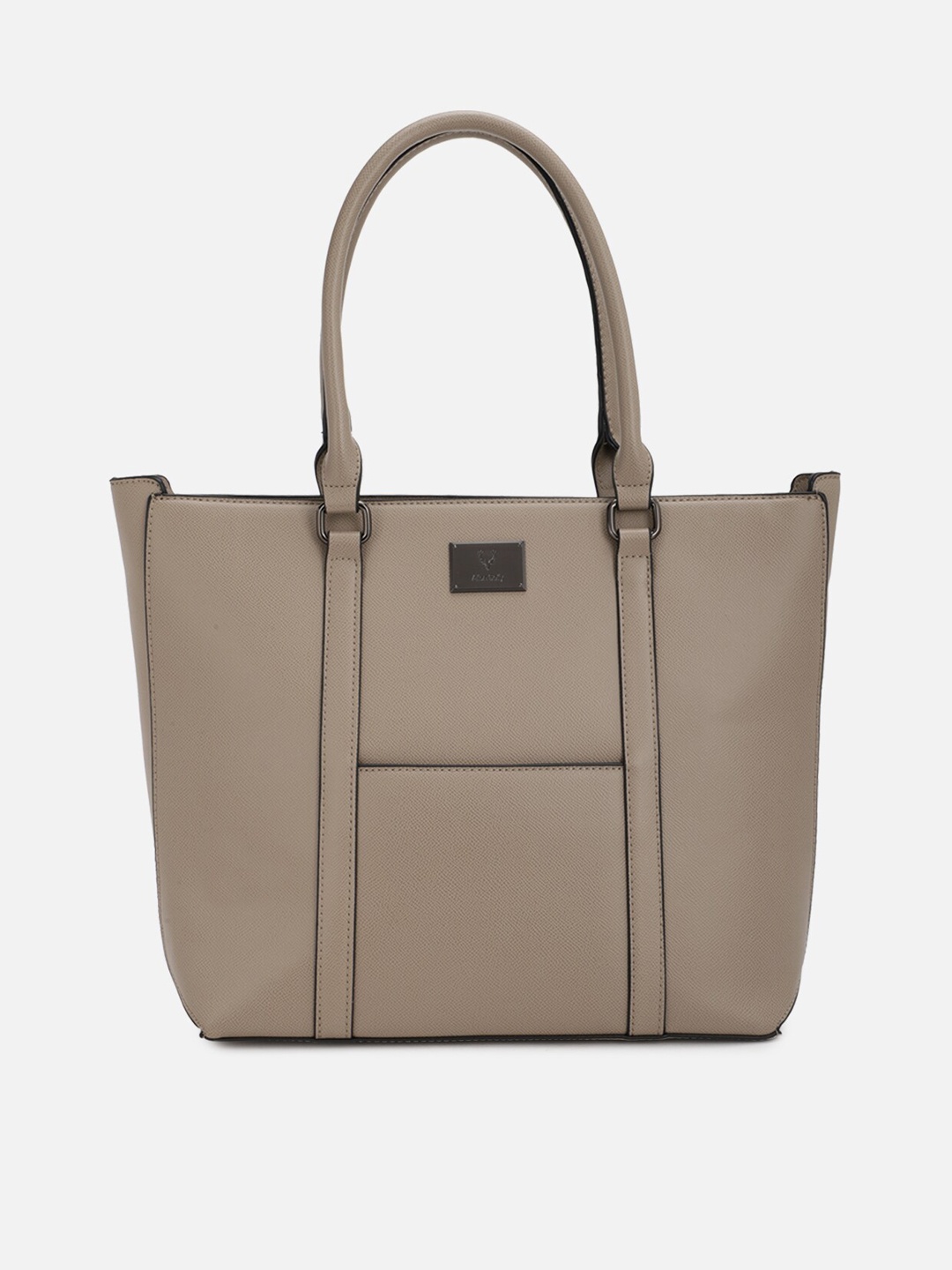 

Allen Solly Grey PU Oversized Structured Shoulder Bag