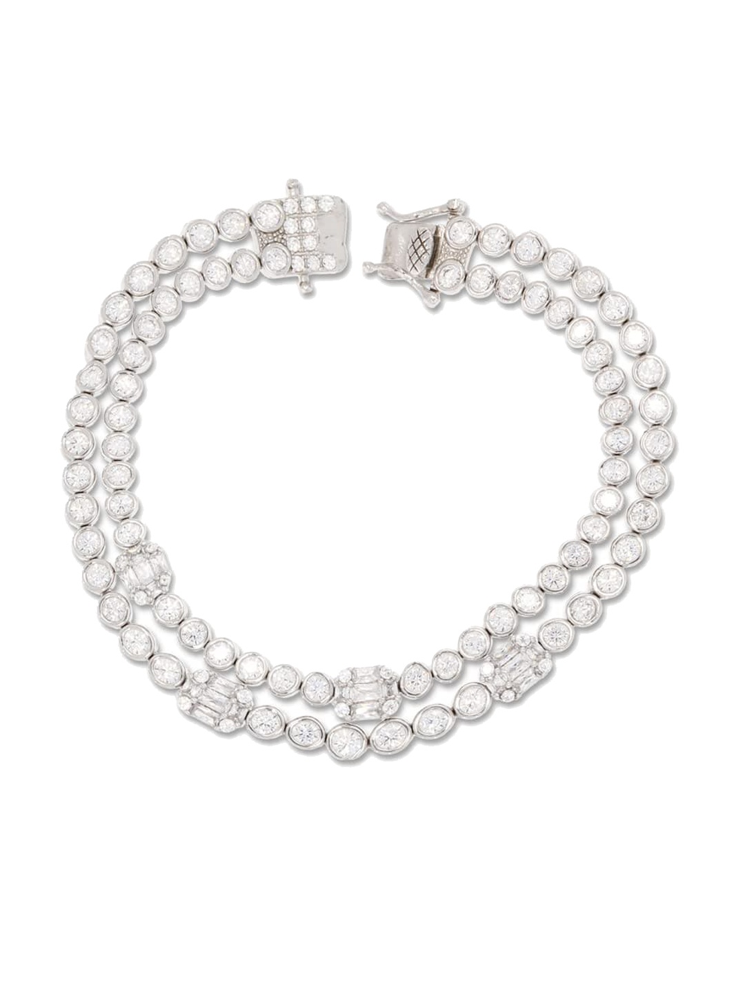 

ANAYRA Women White Bracelet, Silver
