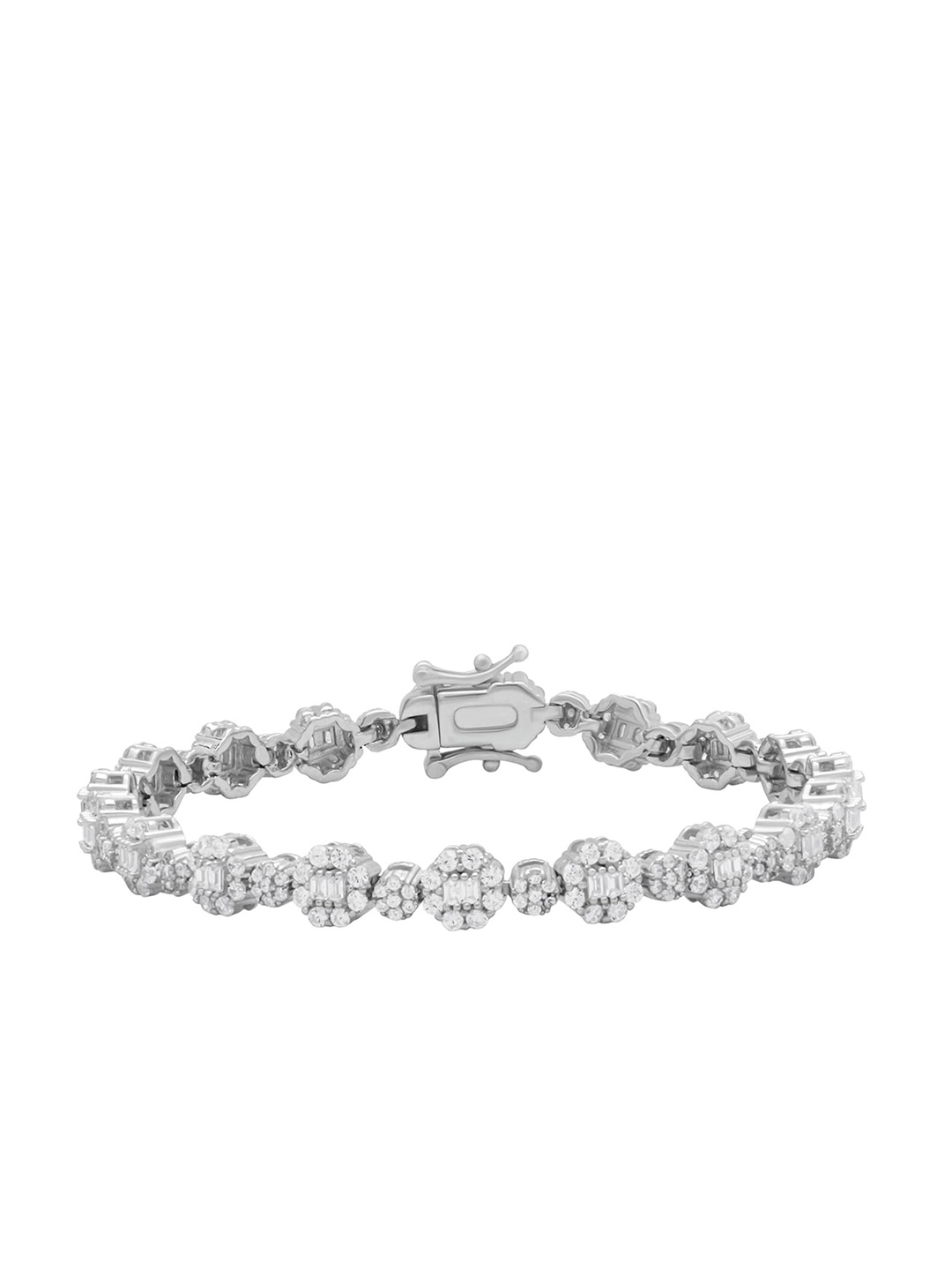 

ANAYRA Women White Bracelet, Silver