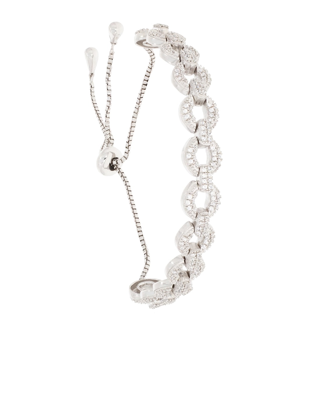 

ANAYRA Women White Bracelet, Silver