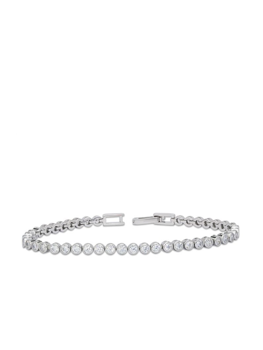

ANAYRA Women White Bracelet, Silver